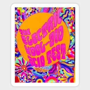 Electric Kool-Aid Acid Test Design Two Sticker